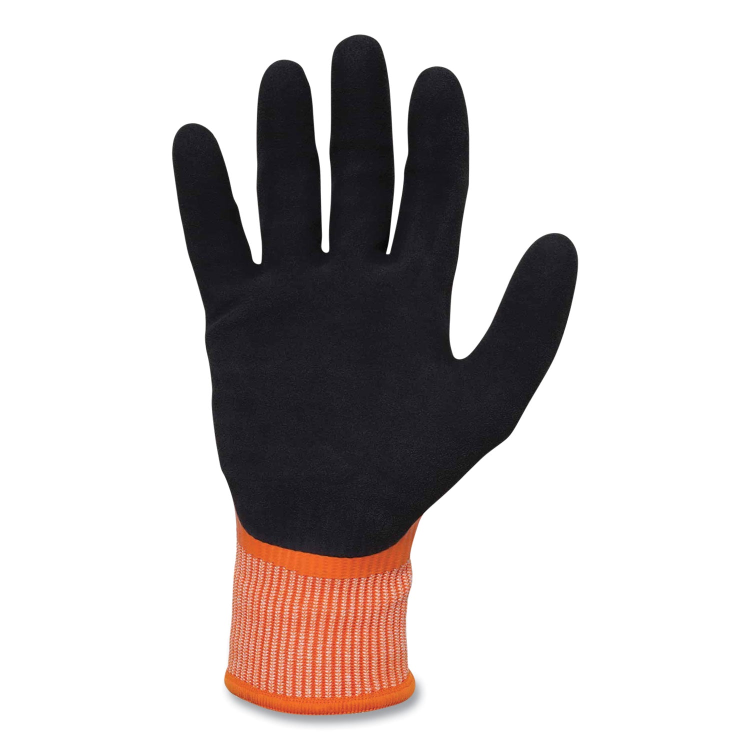 Ergodyne ProFlex 7551 A5 Coated Waterproof Gloves, XXL, Orange, Nitrile & Latex Coating, 2" Thick, 11" Length, 2 Pairs per Pack, 144 Pairs per Carton