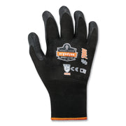 Ergodyne ProFlex 7001 Abrasion-Resistant Nitrile-Coated Gloves, Small, Black, Touchscreen Capable, Seamless, Breathable, Flexible, Durable, 2 Pairs per Pack, 12 Packs per Bag