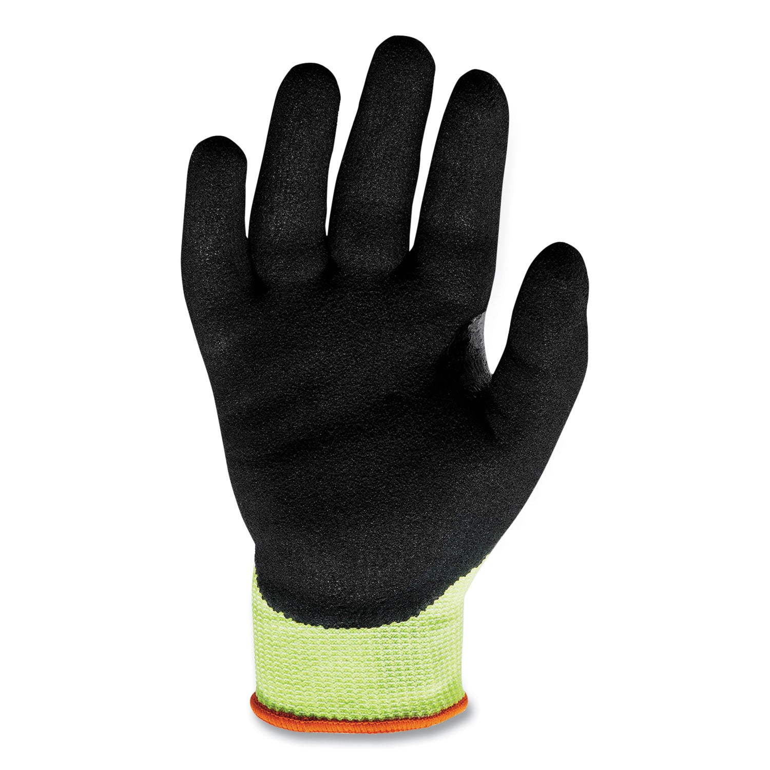 Ergodyne ProFlex 7041 Hi-Vis Nitrile-Coated Level 4 Cut Gloves, XXL, Lime, 1.75" Thick, 10" Length, 2/Pair, 144 Pairs/Carton