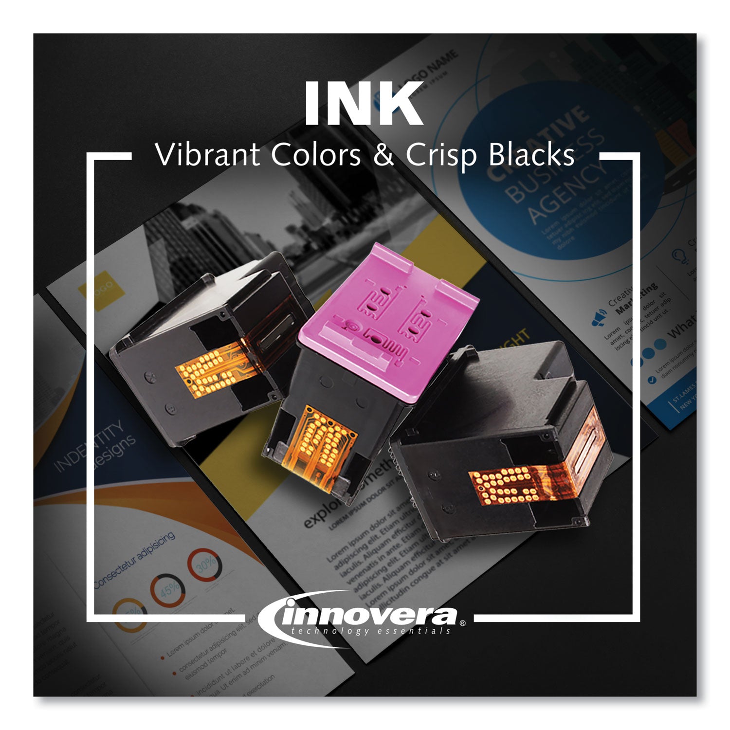 Compatible Cyan/Magenta/Yellow High-Yield Ink, Replacement for LC1033PKS, 600 Page-Yield