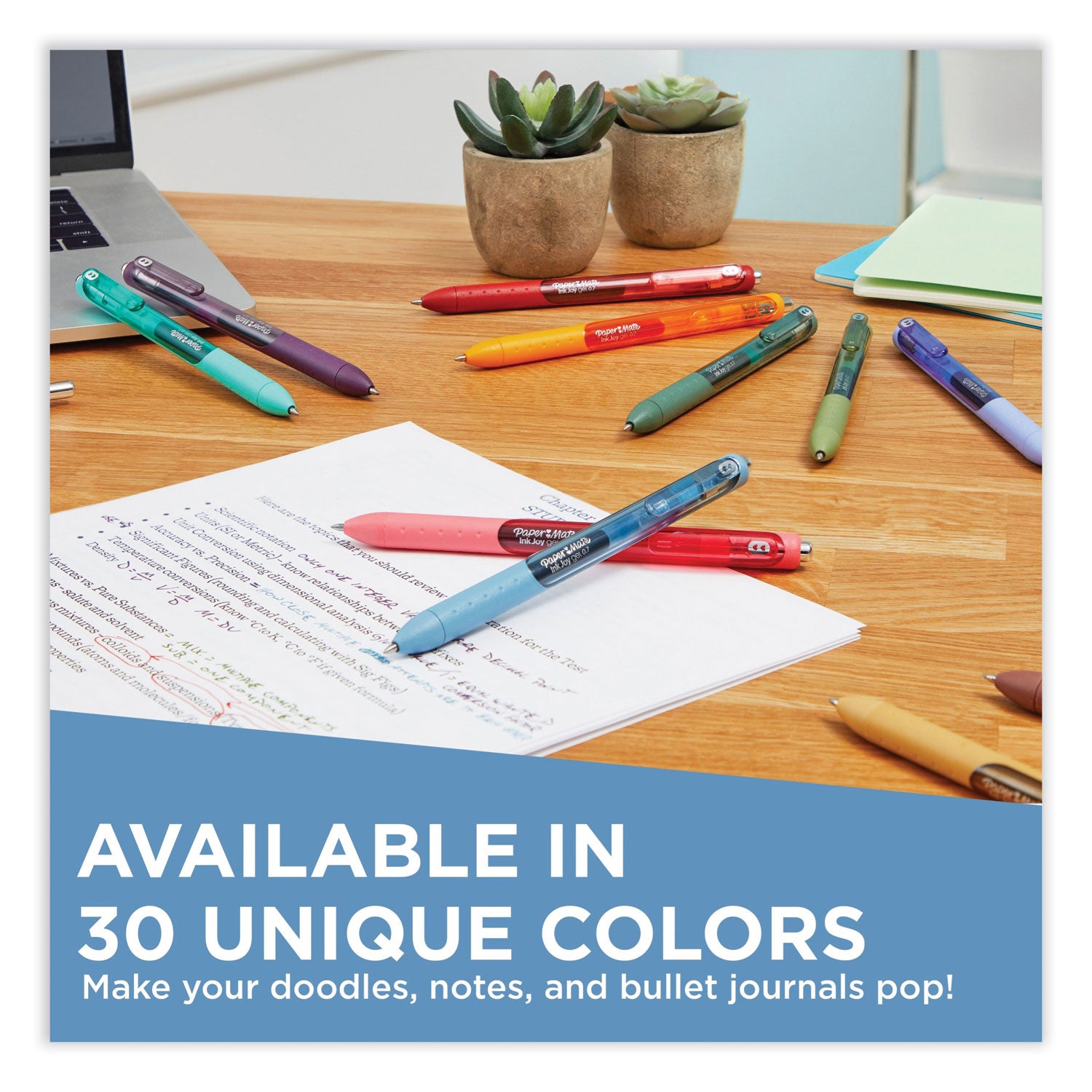 0.7 mm Pen Point - Assorted Ink - Gel-based - 22 / Pack