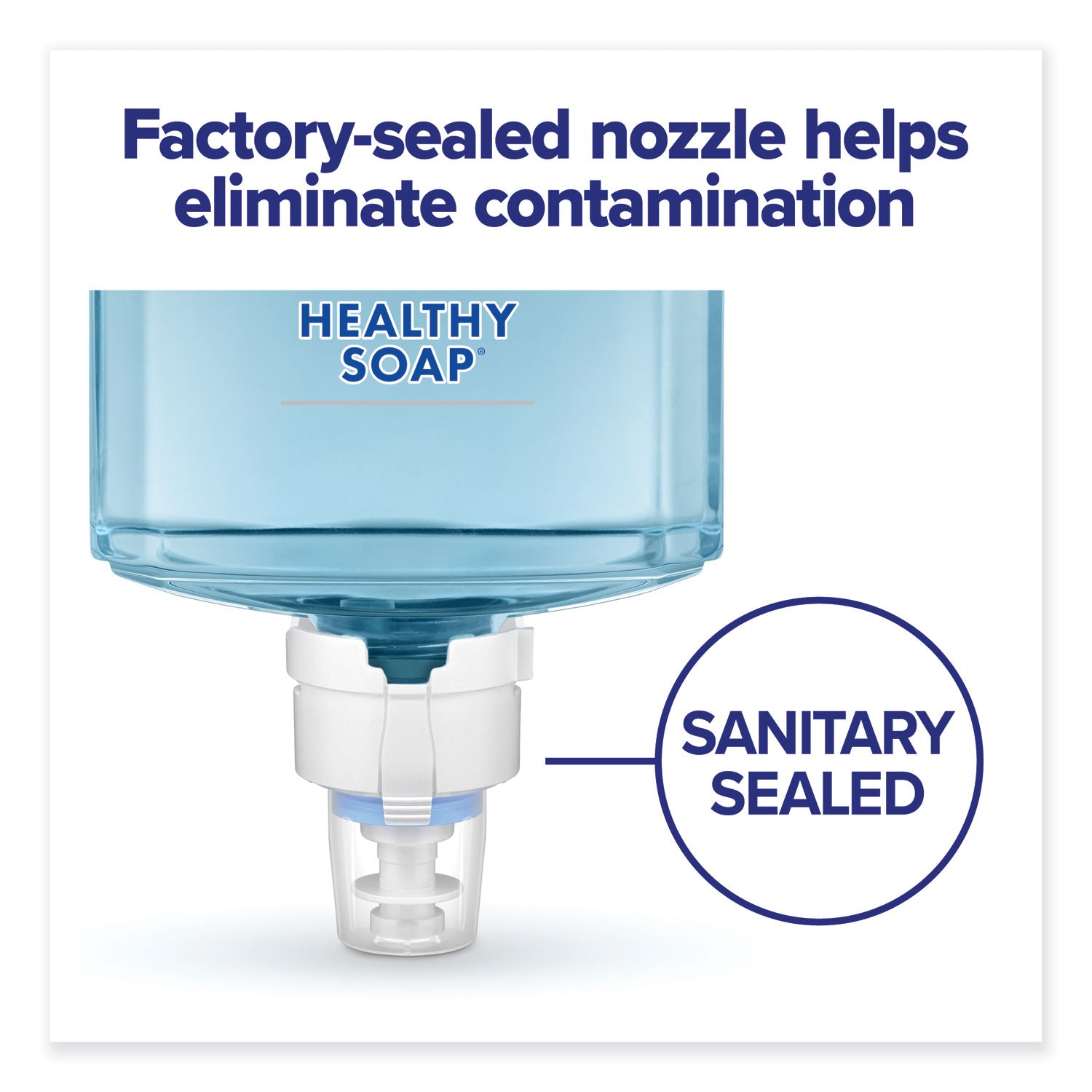PURELL&reg; ES6 Touch-free Hand Soap Dispenser - Automatic - 1.27 quart Capacity - Support 4 x C Battery - Locking Mechanism, Durable, Wall Mountable, Touch-free - White - 1 Each