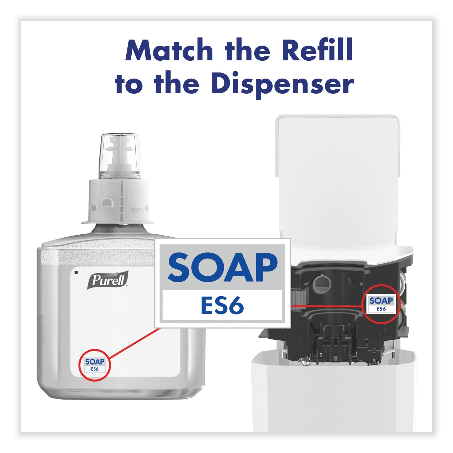 PURELL&reg; ES6 Touch-free Hand Soap Dispenser - Automatic - 1.27 quart Capacity - Support 4 x C Battery - Locking Mechanism, Durable, Wall Mountable, Touch-free - White - 1 Each