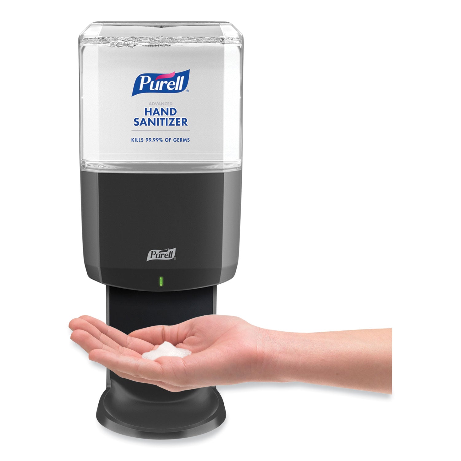 Automatic - 1.27 quart Capacity - Support 4 x C Battery - Locking Mechanism, Durable, Wall Mountable, Touch-free - Graphite - 1 Each