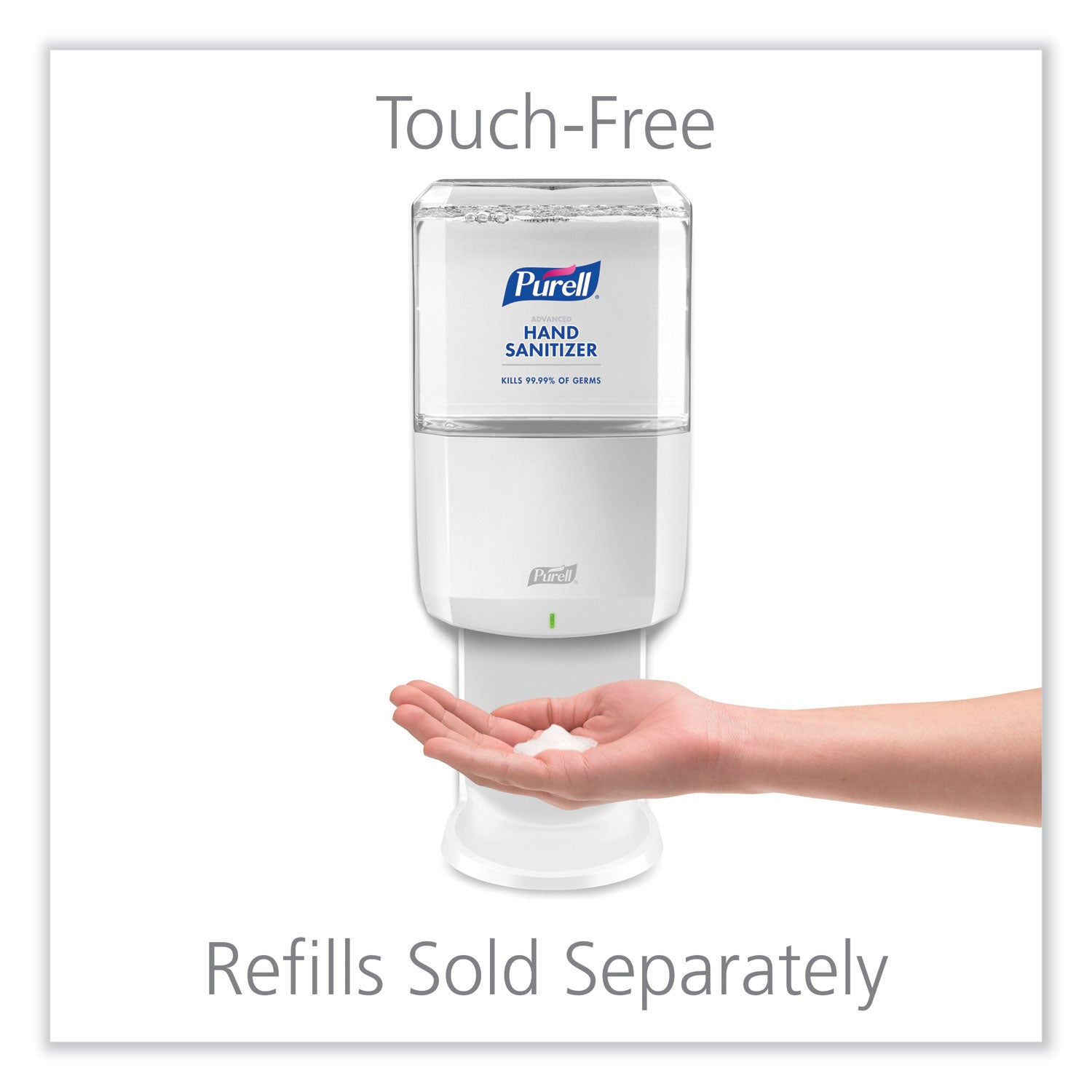 Automatic - 1.27 quart Capacity - Support 4 x C Battery - Locking Mechanism, Durable, Wall Mountable - White - 1 Each