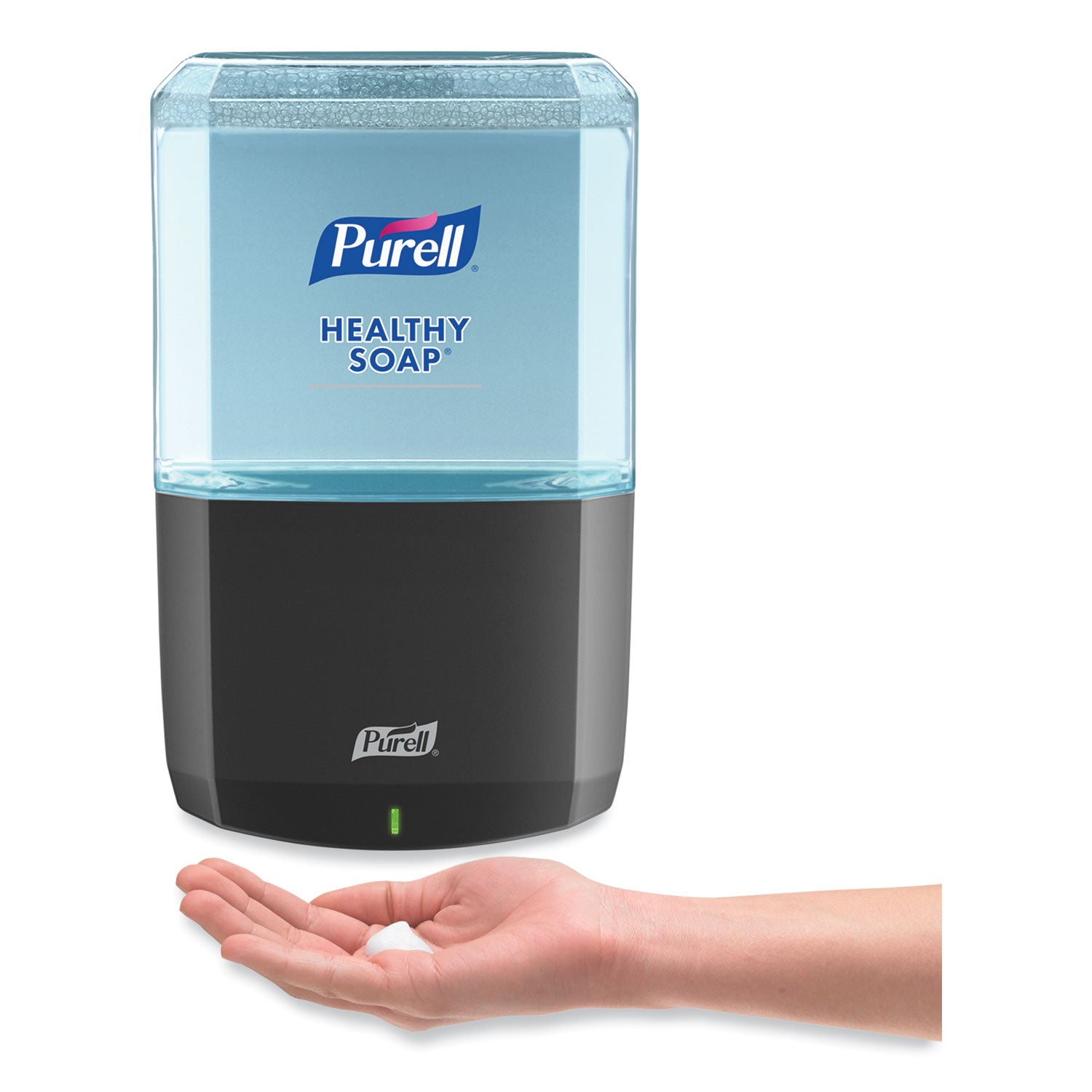 PURELL&reg; ES6 Touch-free Hand Soap Dispenser - Automatic - 1.27 quart Capacity - Support 4 x C Battery - Locking Mechanism, Durable, Wall Mountable, Touch-free - Graphite - 1 Each