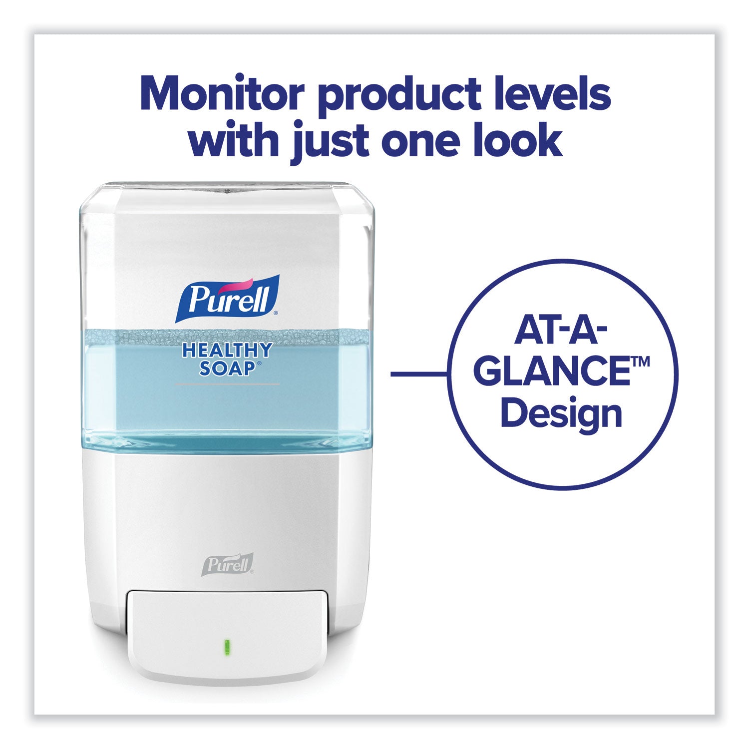 Manual - 1.27 quart Capacity - Locking Mechanism, Durable, Wall Mountable - White - 1 Each