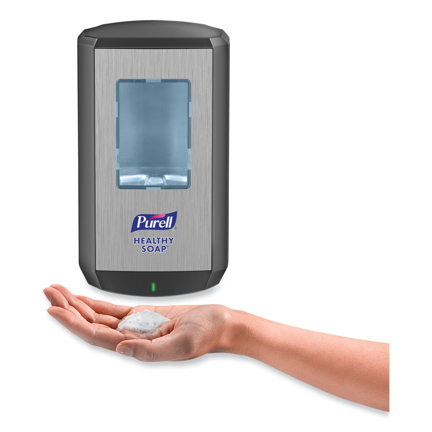 PURELL&reg; CS6 Soap Dispenser - Automatic - 1.27 quart Capacity - Support 4 x C Battery - Site Window, Wall Mountable, Durable - Gray - 1 Carton
