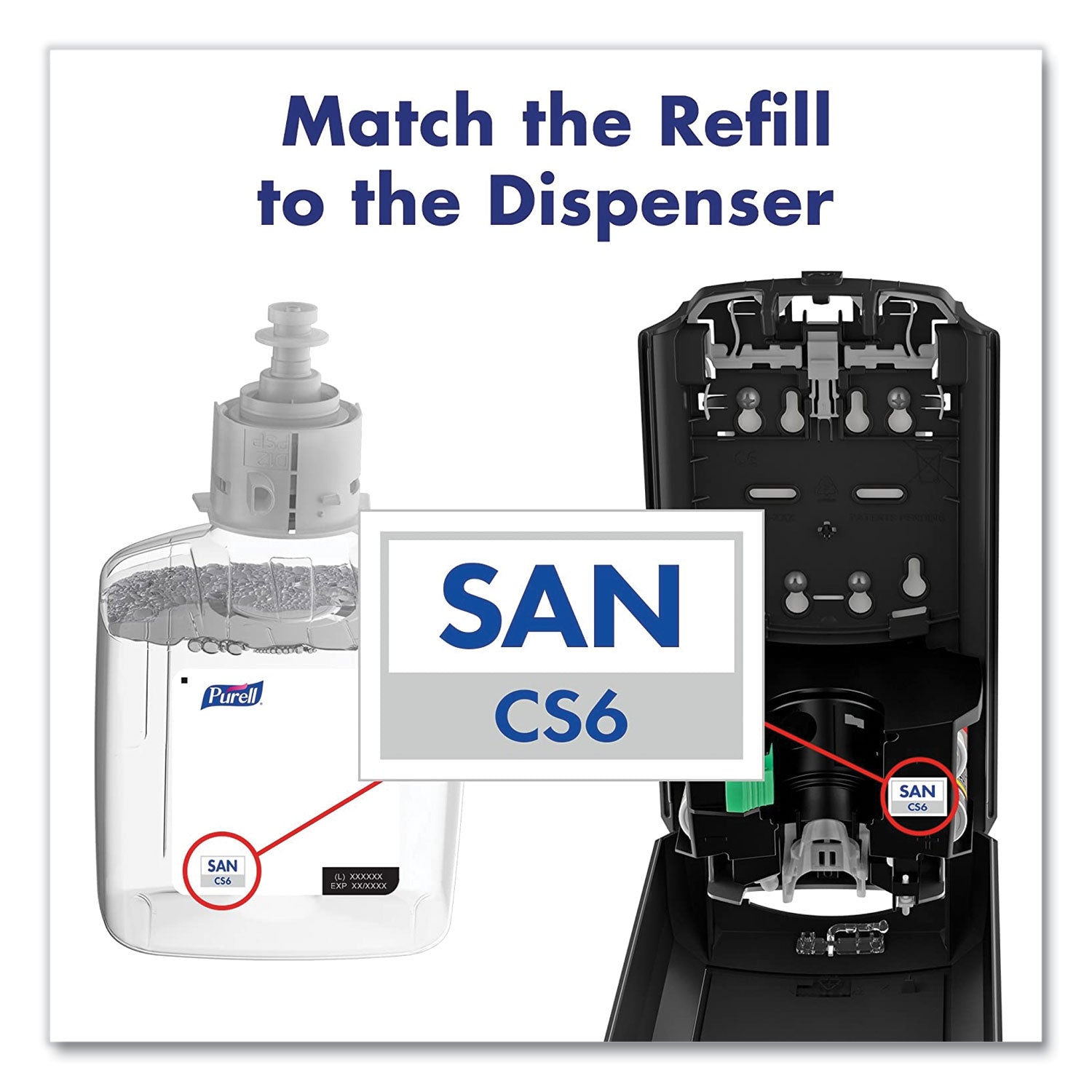 PURELL&reg; CS6 Hand Sanitizer Dispenser - Automatic - 1.27 quart Capacity - Support 4 x C Battery - Wall Mountable, Refillable, Site Window, Locking Mechanism, Touch-free - Graphite - 1 Carton