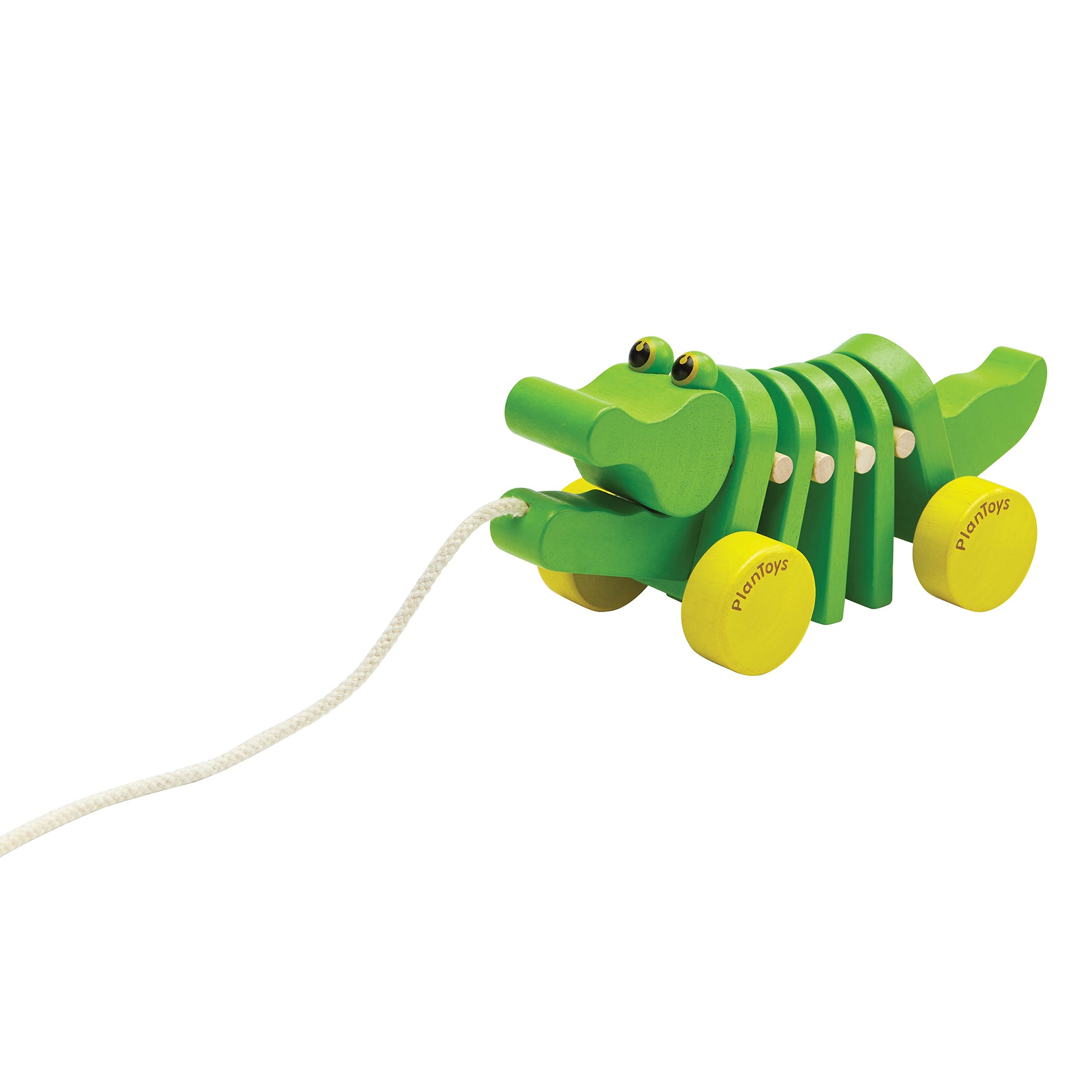 Dancing Alligator Wooden Pull Toy