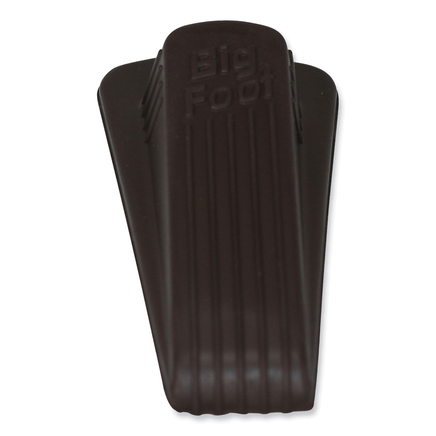 Big Foot Doorstop - Brown - Impact Resistant, Crush Resistant, Heavy Duty, Non-slip, Crush Proof - Vulcanized Rubber - 1.3" Height x 2.3" Width - Brown - 1 Pack