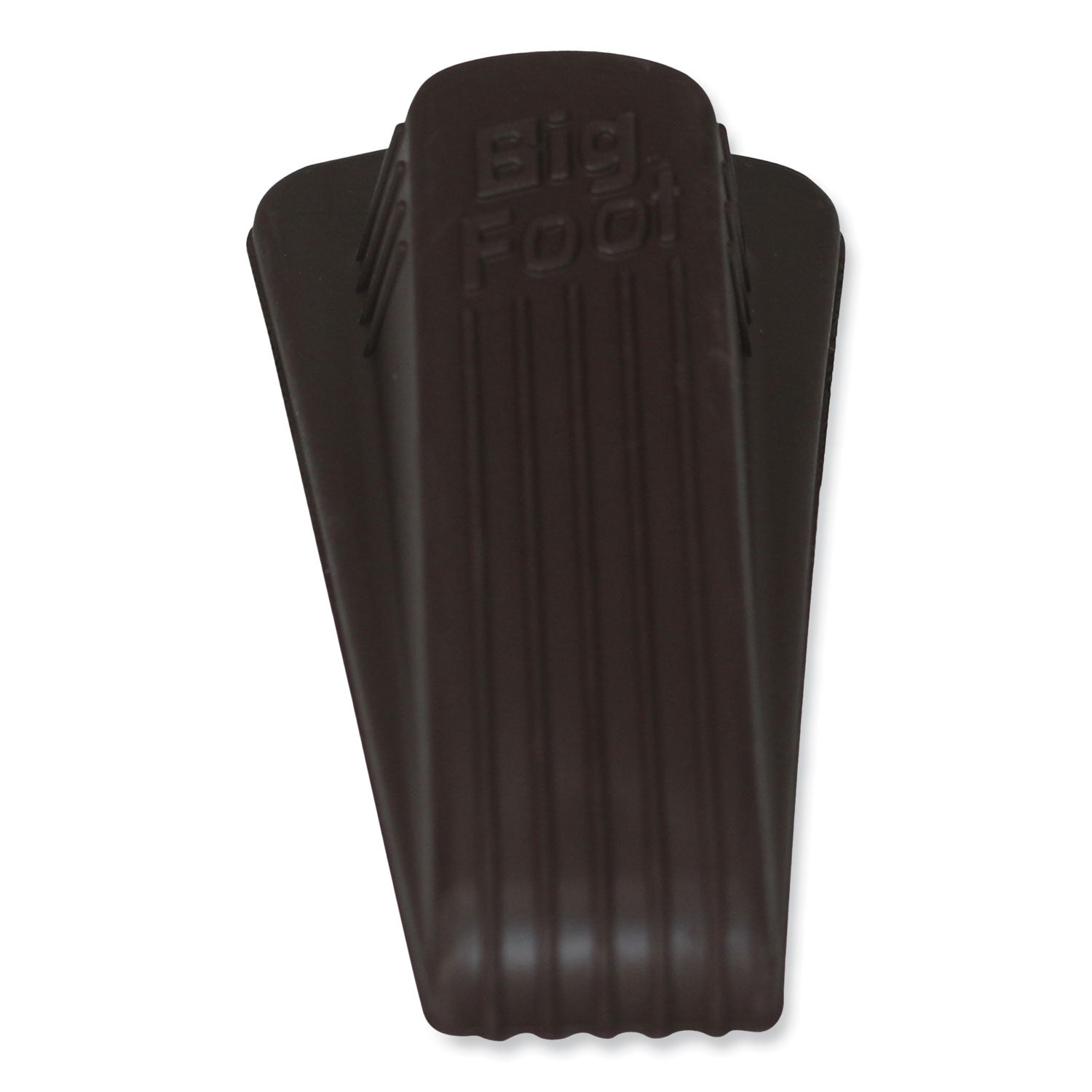 Big Foot Doorstop - Brown - Non-skid Base, Prevent Scratches, Non-slip, Heavy Duty, Impact Resistant, Crush Proof - Rubber - 1.3" Height x 2.3" Width - Brown - 1 Each