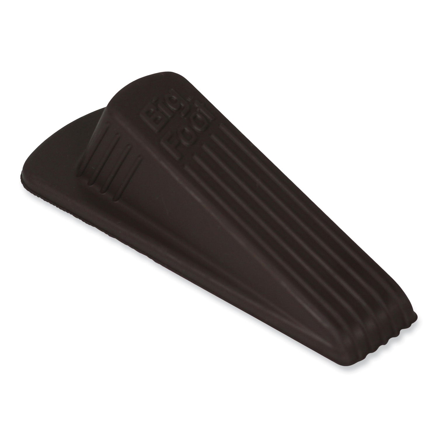 Big Foot Doorstop - Brown - Non-skid Base, Prevent Scratches, Non-slip, Heavy Duty, Impact Resistant, Crush Proof - Rubber - 1.3" Height x 2.3" Width - Brown - 1 Each