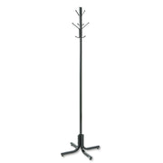 Coat Rack Floor Stnd 4 Hk Blk