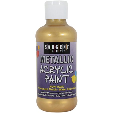Metallic Acrylic Paint 8oz-Gold