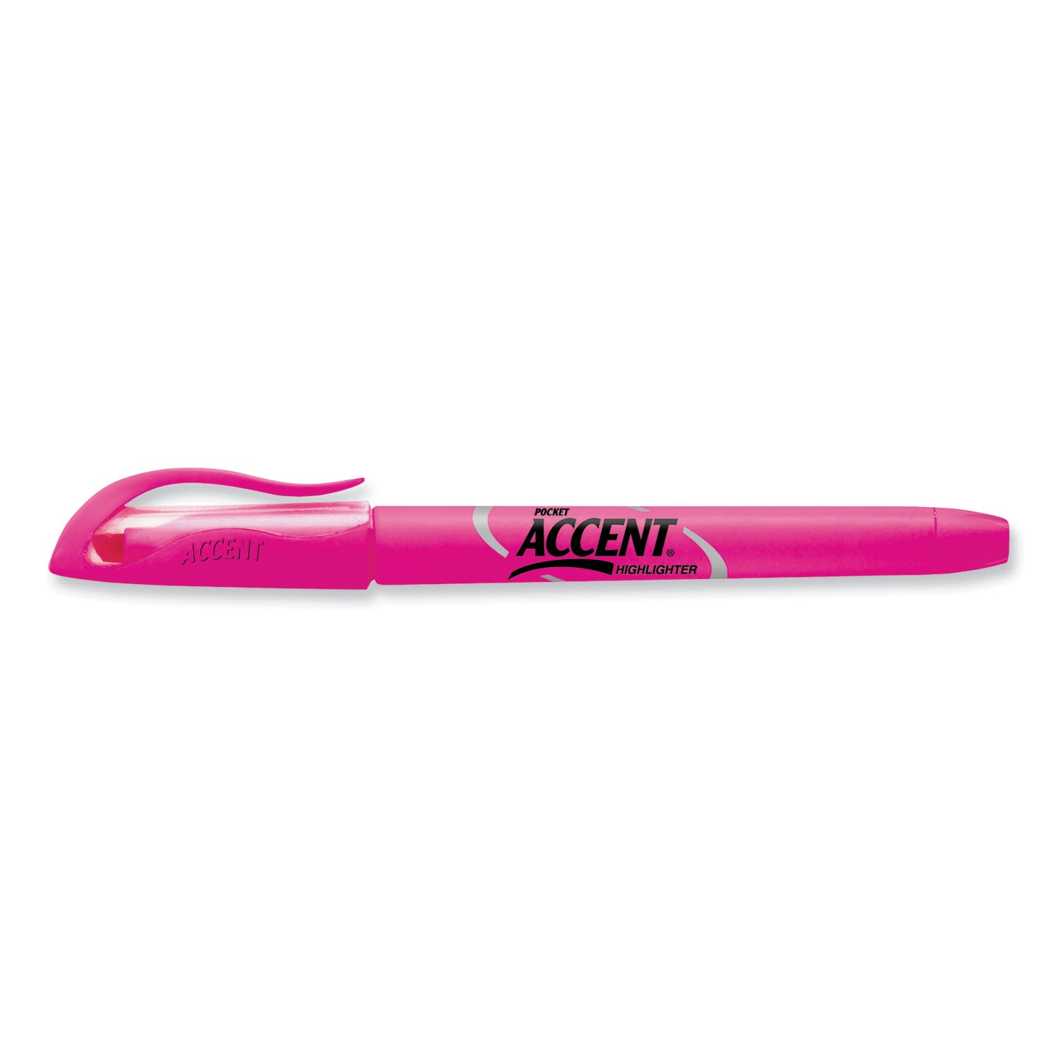 Sharpie Highlighter - Pocket - Chisel Marker Point - Fluorescent Pink Ink - 1 Dozen