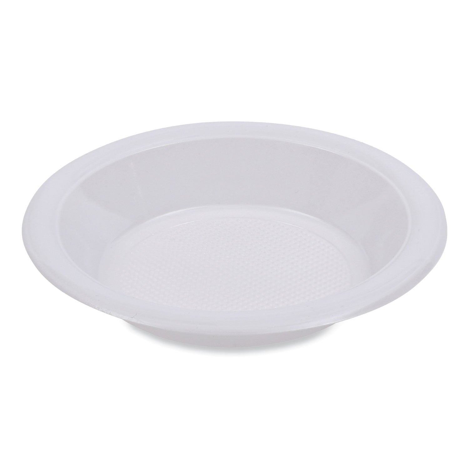 Hi-Impact Plastic Dinnerware, Bowl, 10 oz to 12 oz, White, 1,000/Carton