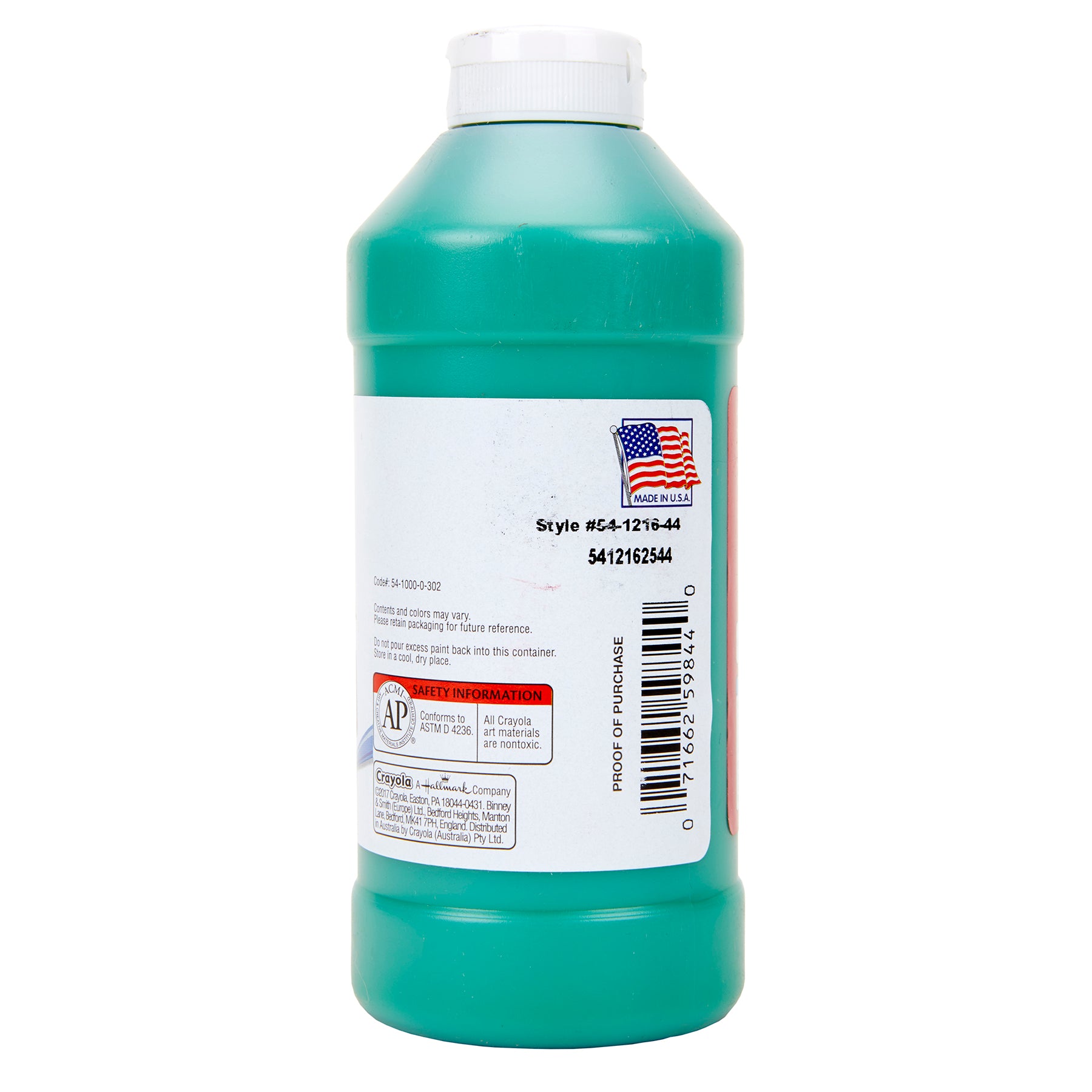 Premier Tempera Paint 16 oz, Green