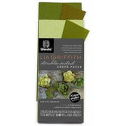 Lia Griffith Double Sided Crepe Paper  Green Tea & Fern Pack  4 Sheets