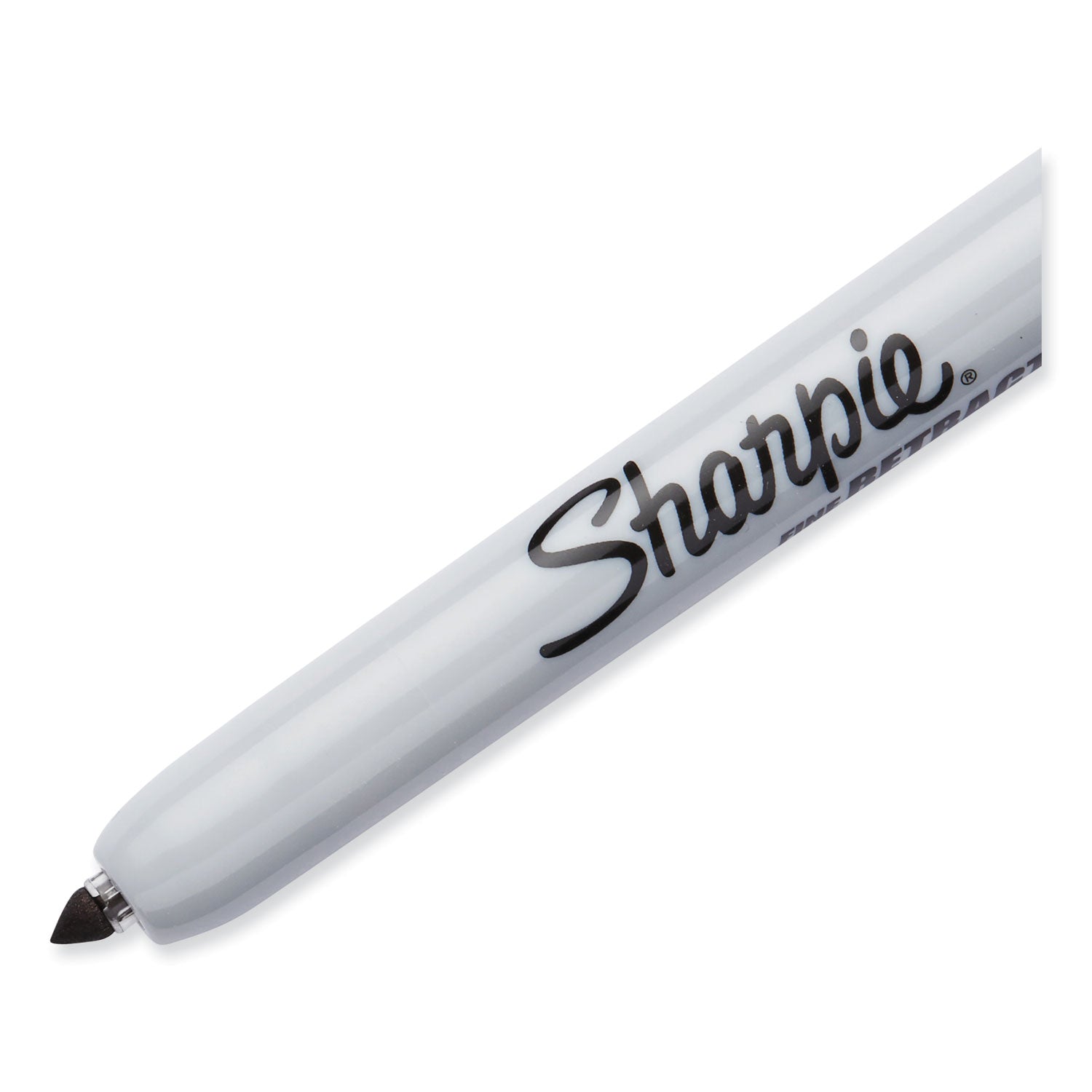 Fine Marker Point - Retractable - Black Ink - 36 / Box