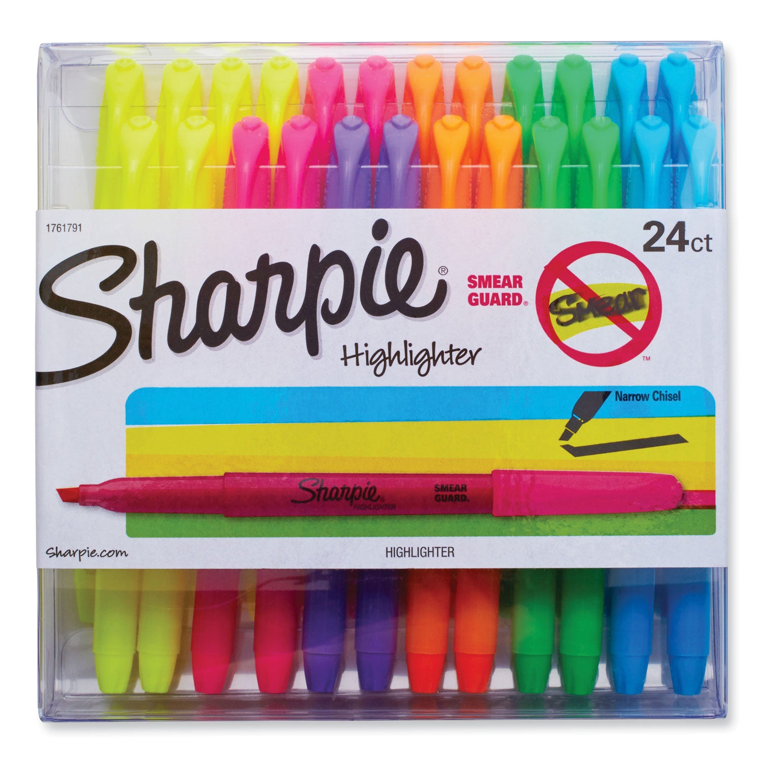 Chisel Marker Point - Assorted Ink - 24 / Pack