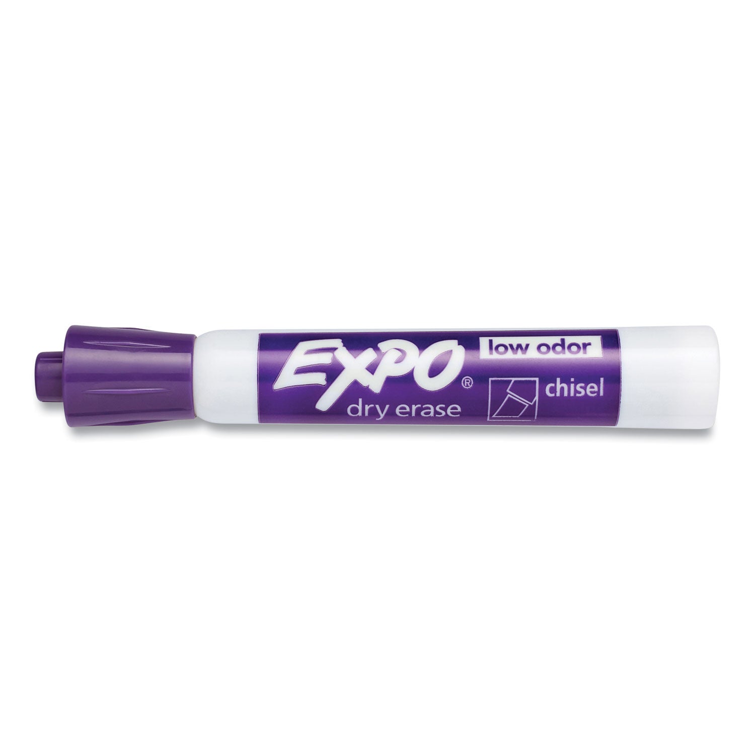 Chisel Marker Point - Erasable - Purple Ink - 1 Dozen