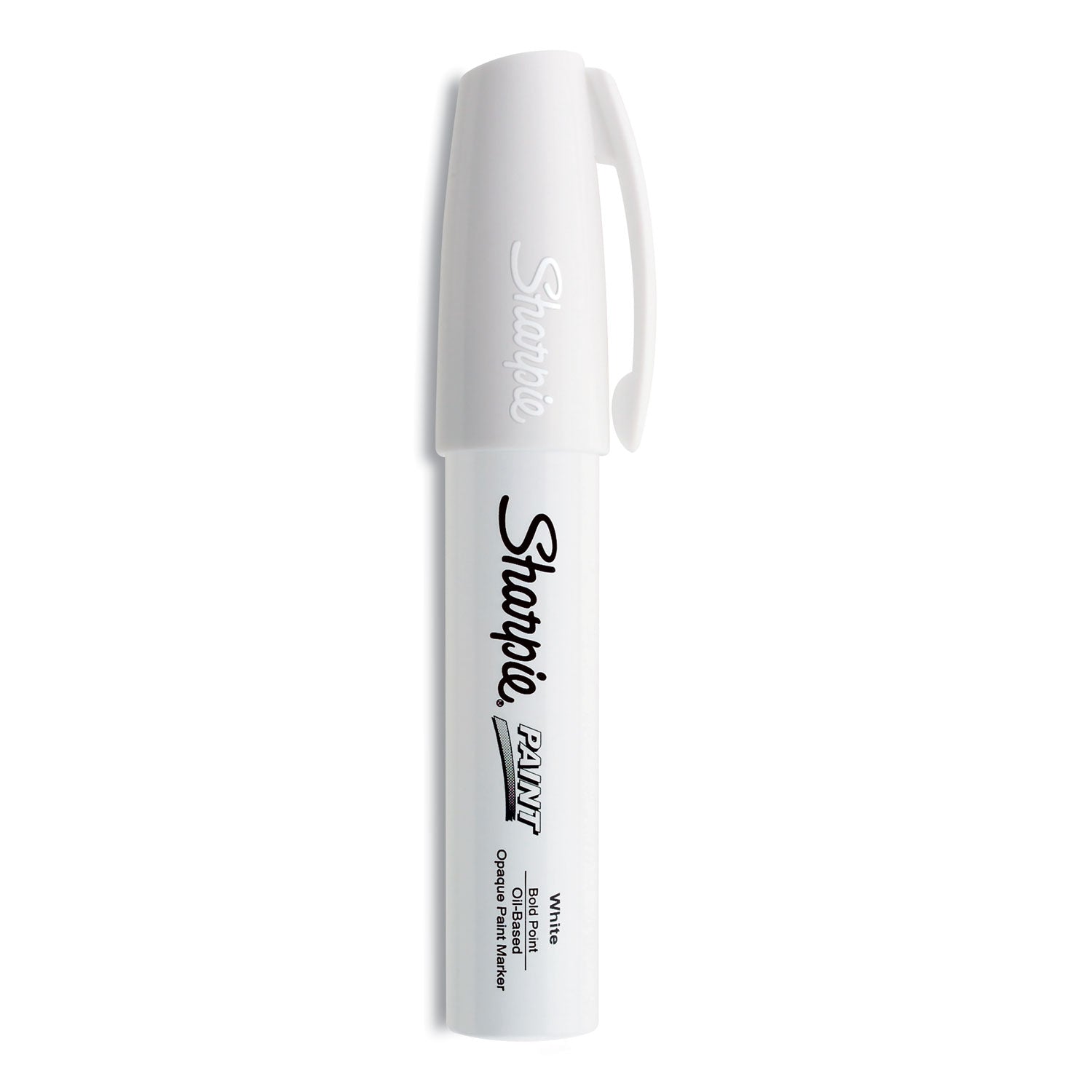 Sharpie Oil-Based Paint Marker - Bold Point - Bold Marker Point - White Ink - Oil Based - 1 Each