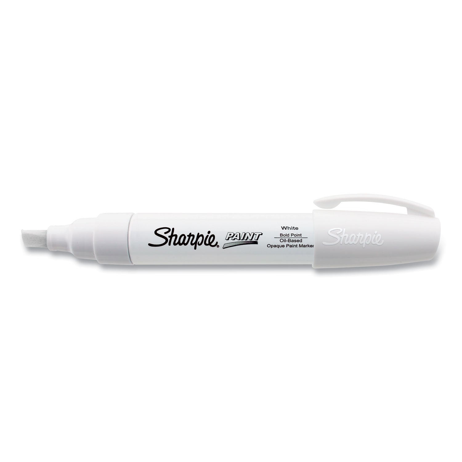 Sharpie Oil-Based Paint Marker - Bold Point - Bold Marker Point - White Ink - Oil Based - 1 Each