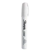 Sharpie Oil-Based Paint Marker - Medium Point - Medium Marker Point - White Ink - Oil Based - 1 Each