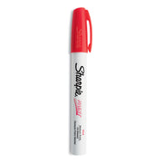 Sharpie Oil-Based Paint Marker - Medium Point - Medium Chisel Marker Point - Red Ink - Oil Based - 1 Each