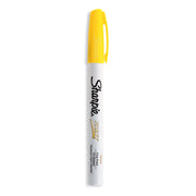 Sharpie Oil-based Paint Markers - Fine Marker Point - Yellow Ink - Oil Based - 1 Each
