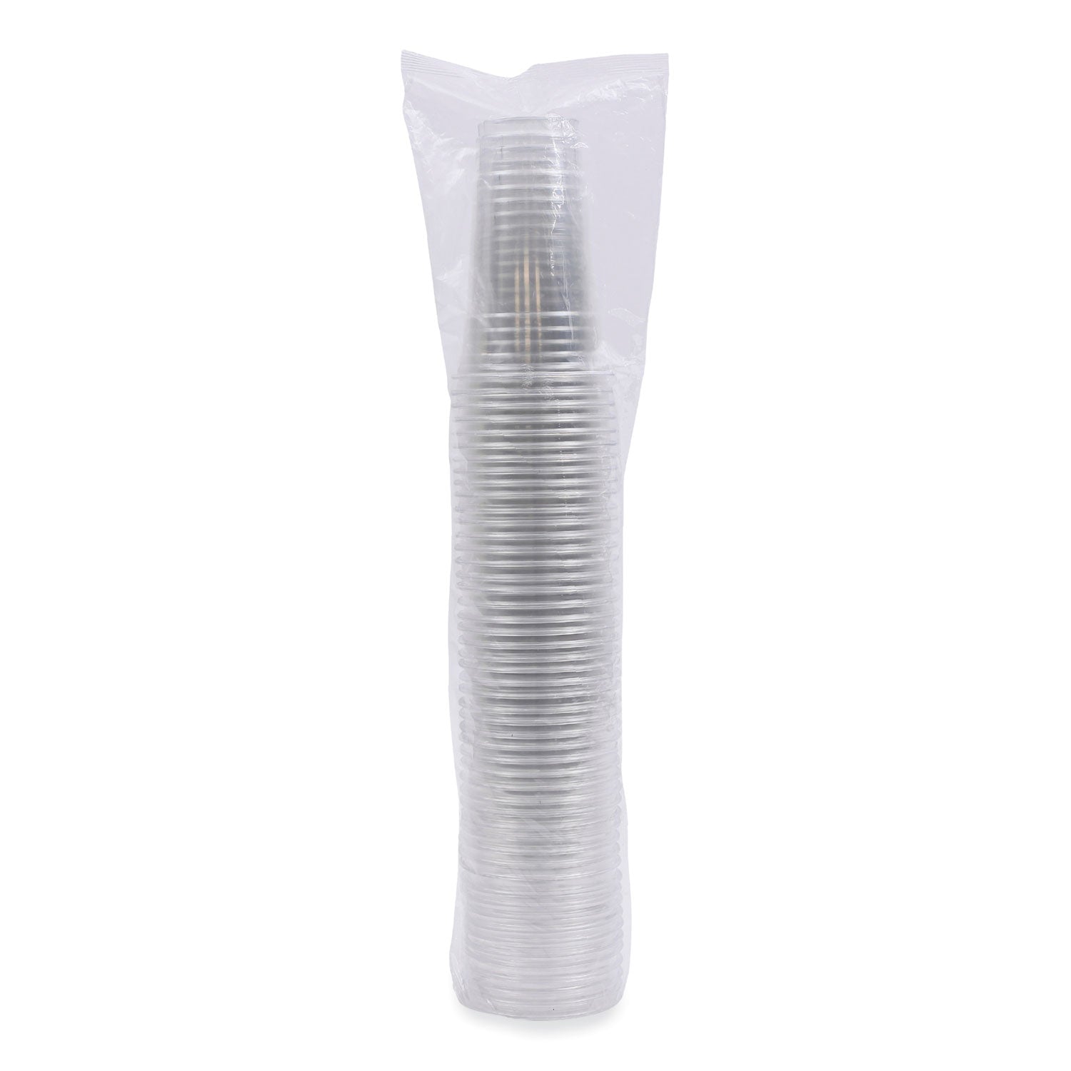 Clear Plastic Cold Cups, 24 oz, 50/Sleeve, 12 Sleeves/Carton