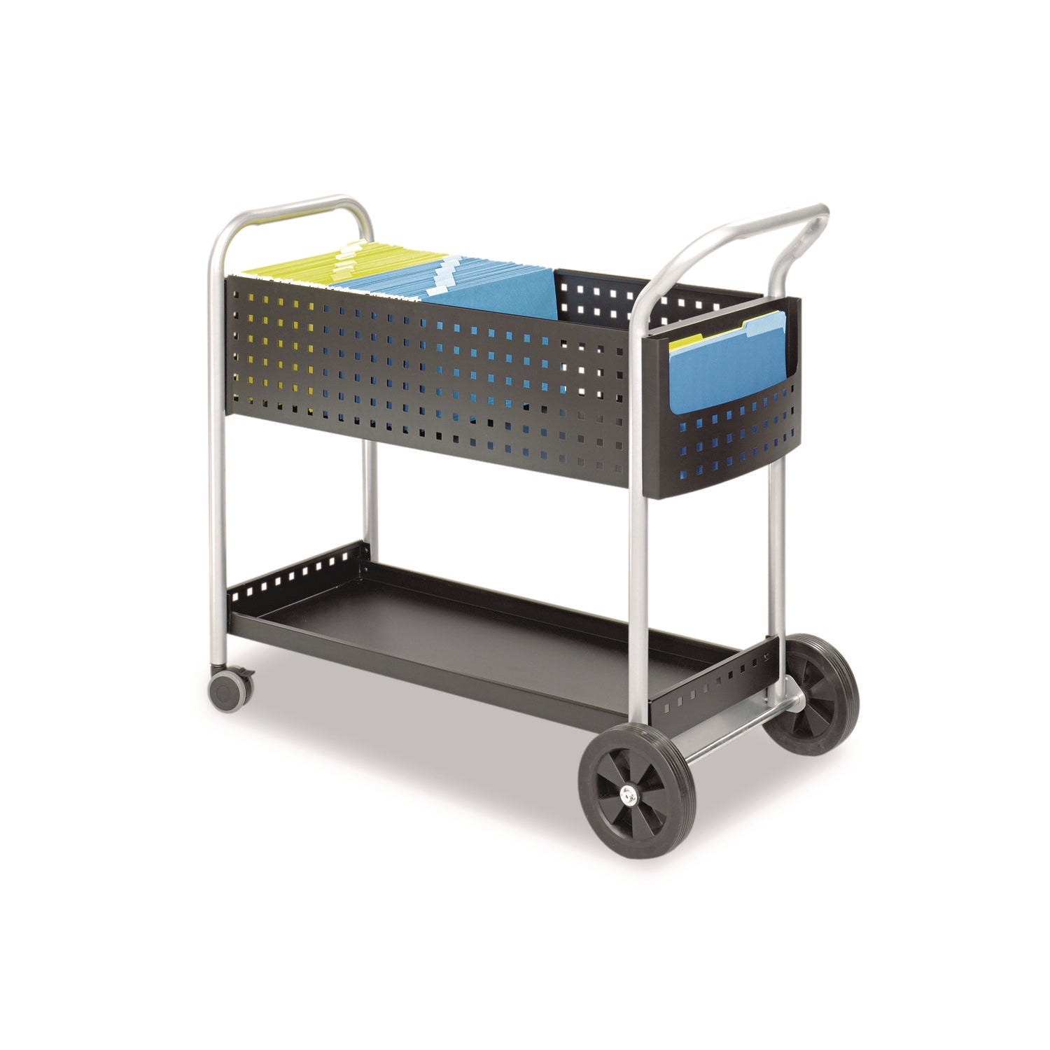 Cart Scoot Mail 32 Wide Blk