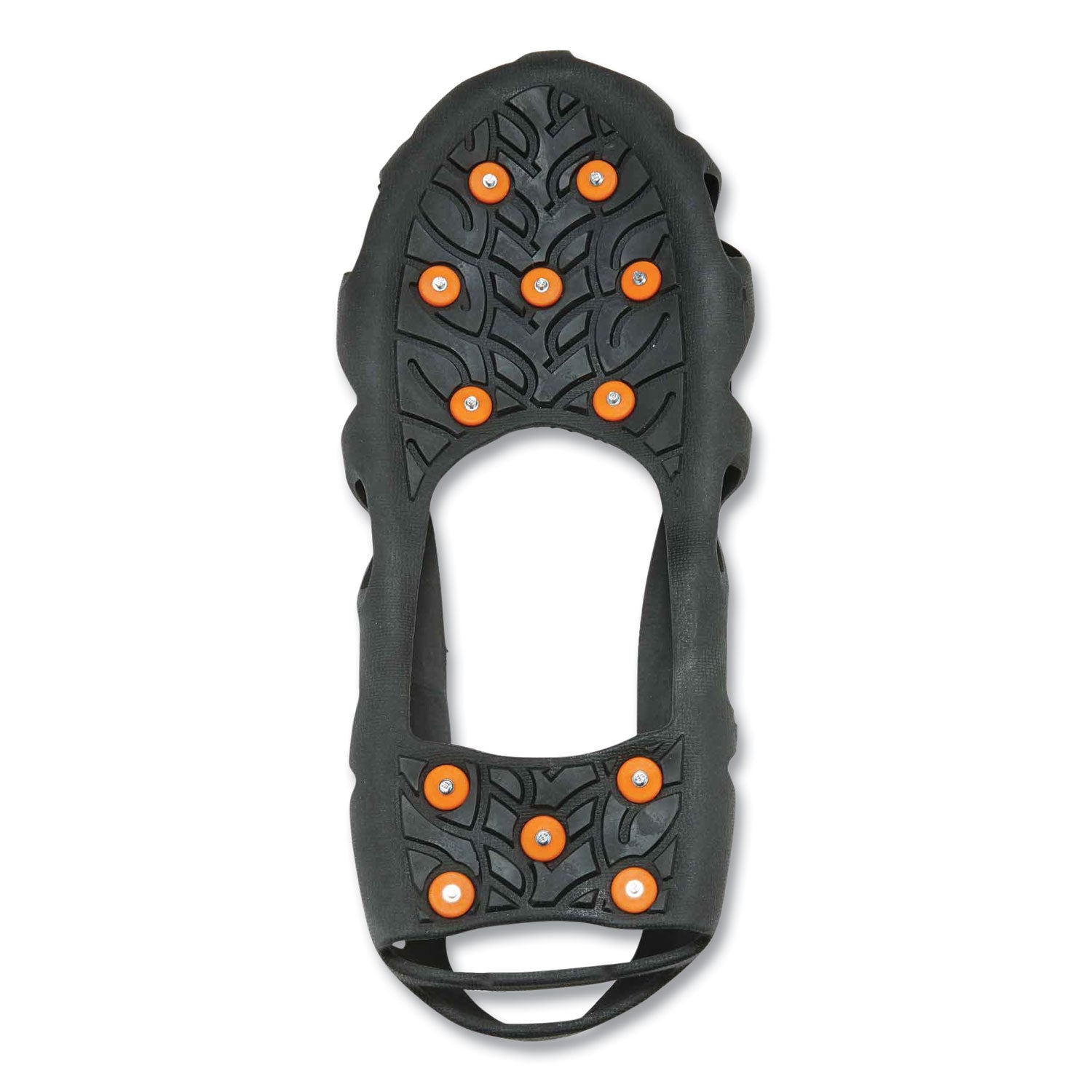 Ergodyne 6304 Step-in Ice Cleats, Black, Carbon Steel & Rubber, Size Large, 2 per Pair