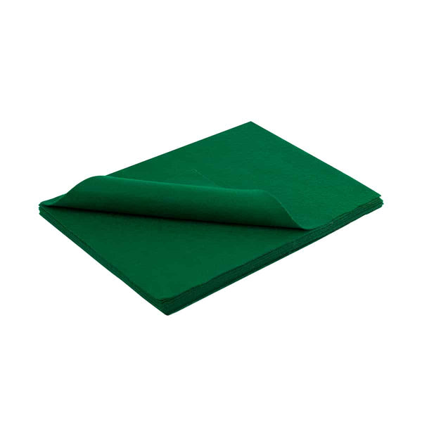 Felt - 12 sheets, 9"x12" - Green
