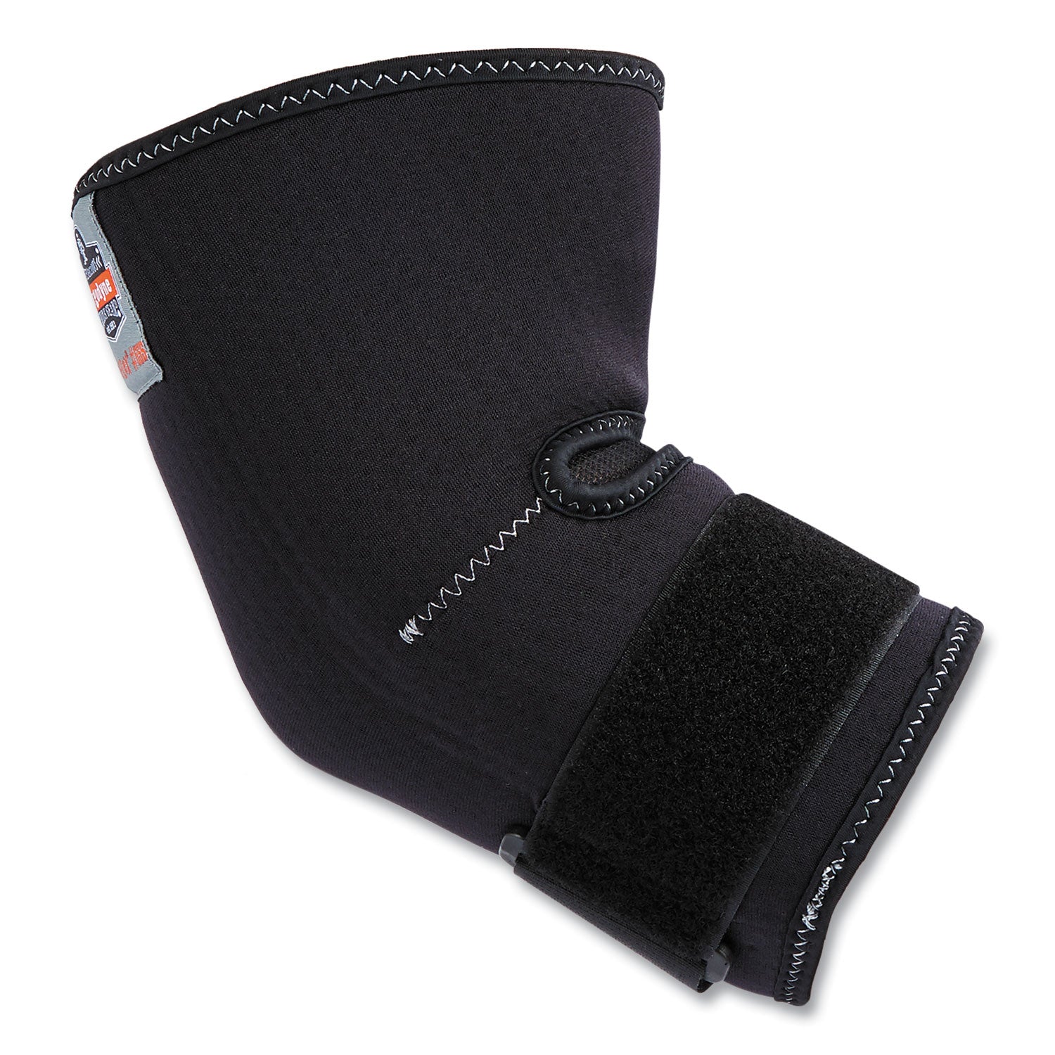 Ergodyne ProFlex 655 Elbow Sleeve with Strap, Black, Neoprene/Spandex, Extra Large (XL), Ambidextrous, 1 Each