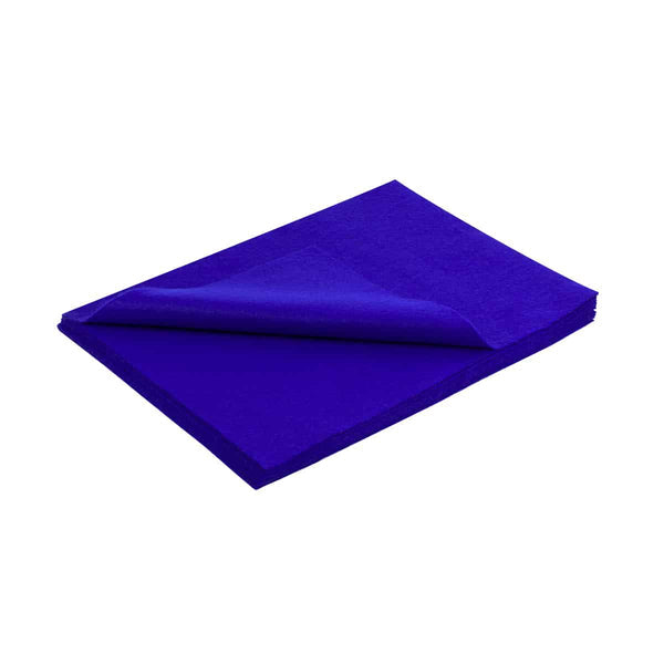 Felt - 12 sheets, 9"x12" - Blue