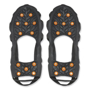 Ergodyne 6304 Step-in Ice Cleats, Black, Carbon Steel & Rubber, Size Small, Fits Men's 5-7, Pack of 2 Pairs