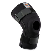 Ergodyne ProFlex 620 Knee Sleeve with Open Patella and Spiral Stays, Black, Neoprene, Small, 1 Each