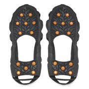 Ergodyne 6304 Step-in Ice Cleats, Black, Carbon Steel & Rubber, Medium, 2 Pairs