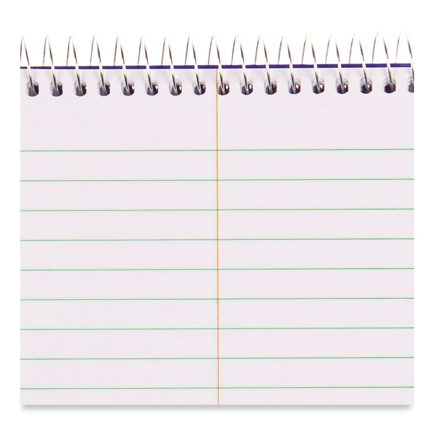 Blueline White Paper Wirebound Steno Pad - 350 Sheets - Wire Bound - Front Ruling Surface - 6" x 9" Sheet Size - White Paper - Cardboard Cover - Stiff-cover - 1 Each
