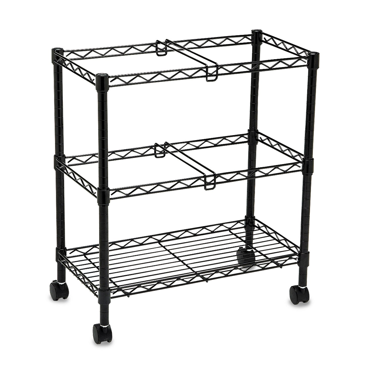 Cart Two Tier Mobile File Wire