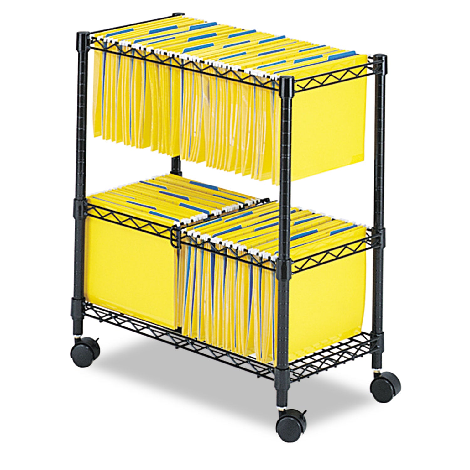 Cart Two Tier Mobile File Wire