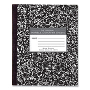 48 Sheets - 96 Pages - Printed - Sewn/Tapebound - Both Side Ruling Surface - Red Margin - 15 lb Basis Weight - 56 g/m² Grammage - 8 1/2" x 7" Sheet Size - 0.25" Height x 7" Width x 8.5" Length - White Paper - Black Binding - 1 Each