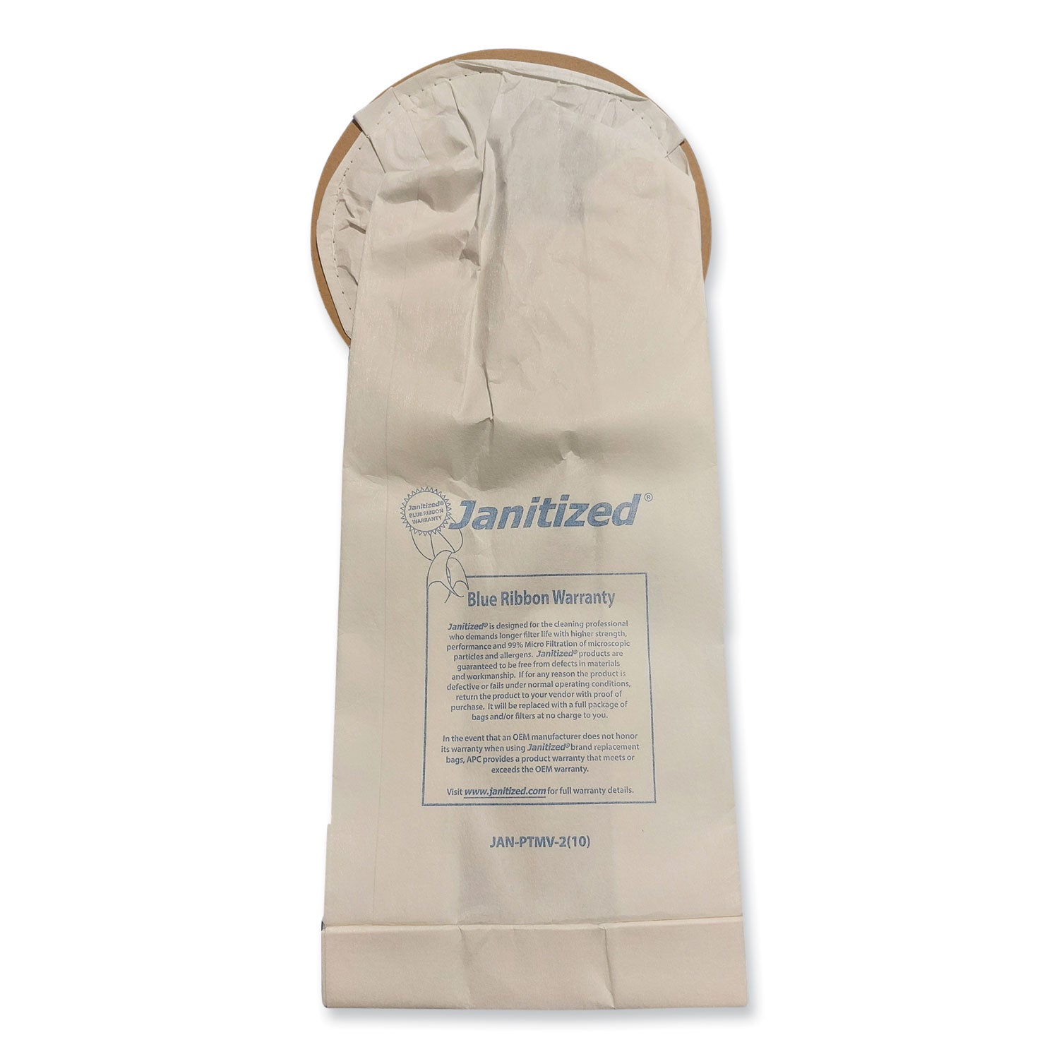 Vacuum Filters Designed To Fit Most Commercial 10 Qt. Backpack Vacs, 10/pack