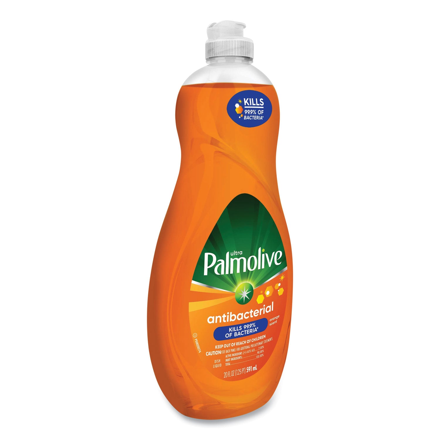 Ultra Antibacterial Dishwashing Liquid, 20 Oz Bottle, 9/carton