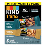 Cholesterol-free, Gluten-free, Low Glycemic, Trans Fat Free, Low Sugar, Low Sodium - Dark Chocolate Nuts and Sea Salt, Caramel Almond and Sea Salt - 1.03 lb - 20 / Pack