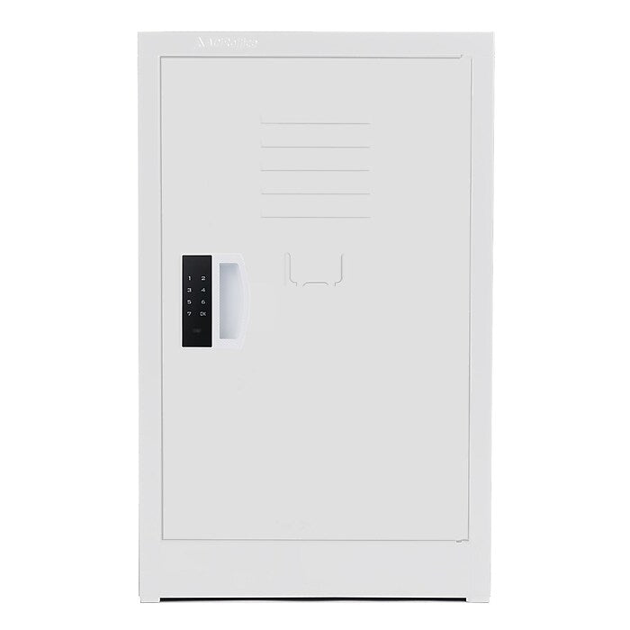 24" H x 15" W Steel Single Tier Storage Locker with Digital Lock, White