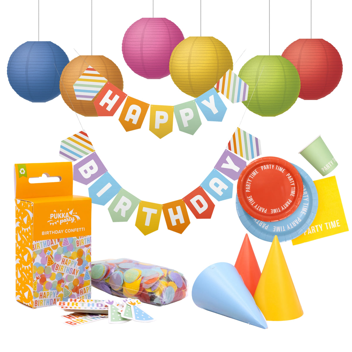BRIGHT COLOR PARTY KIT