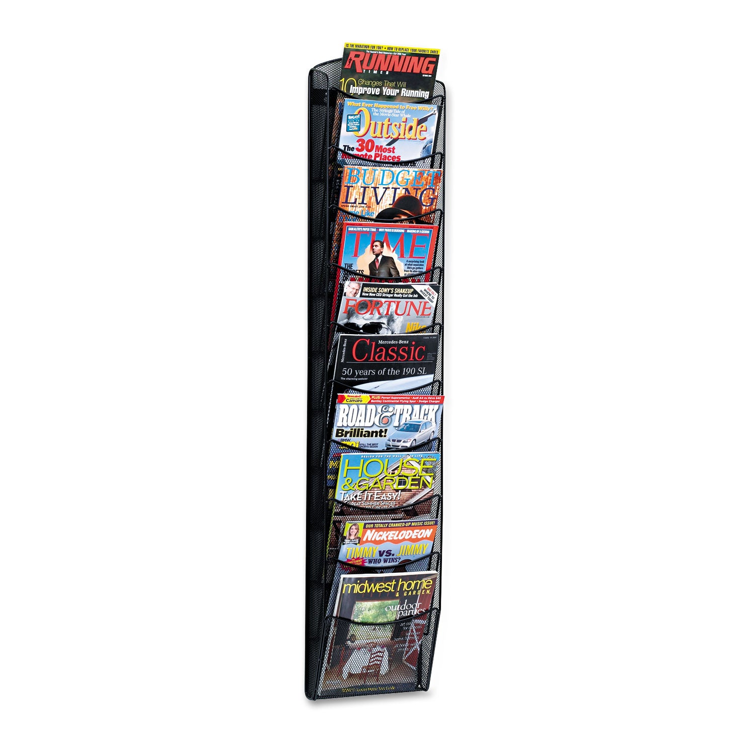 Onyx Literature Rack 10 Pocket